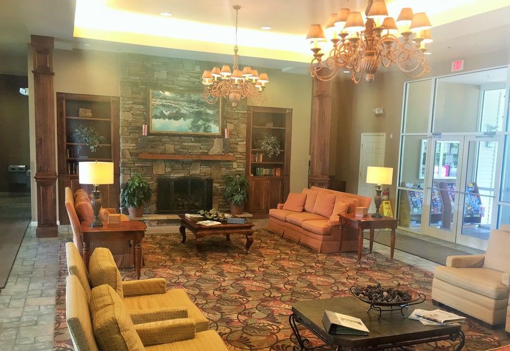 Vacation Village In The Berkshires Hancock Exterior foto The lobby of the new building
